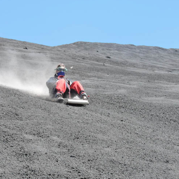 Volcano Boarding Leon Nicaragua