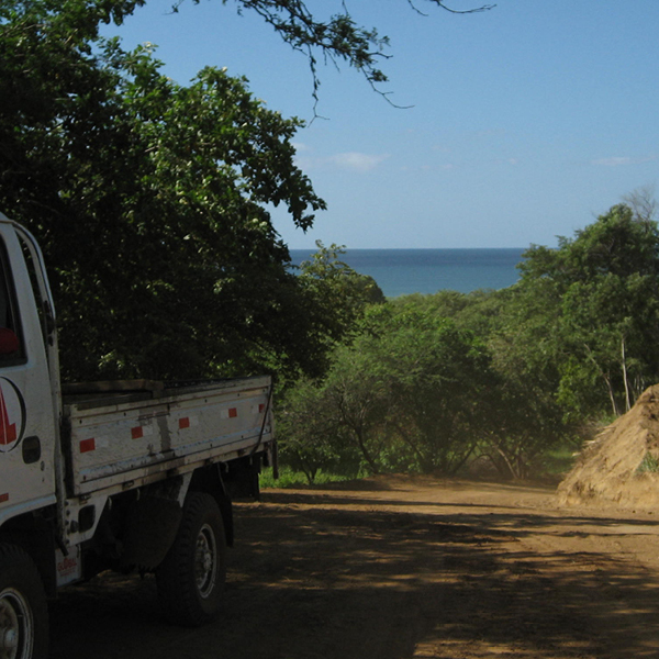 Laya Resort Temporary Roads to Beachfront North Corner